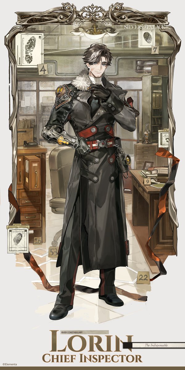 SilverPalace_EN's tweet image. Character Title Page
Lorin (Chief Inspector)

—— The Indispensable ——

--
"Let's keep those brats in check, and then we'll get to have our vacation in peace."
--

Let the lad stumble, pick out the lapse, and demonstrate proper form.

Chief Inspector of the River Constabulary. A…