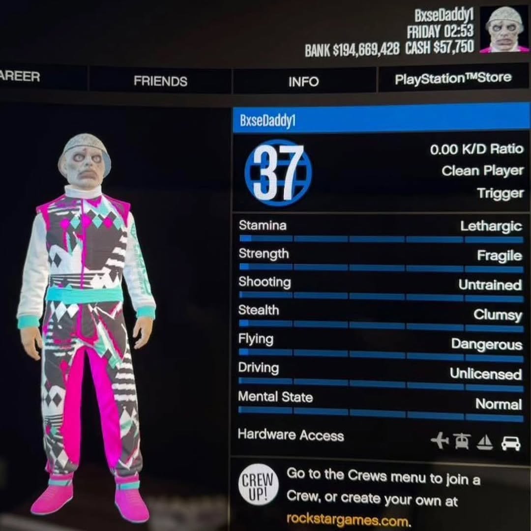 Modded_servic's tweet photo. Male and male account
PS5 ACC
Lvl 37 and 37
195 mill
Deluxos too sell
Halloween face paints on both
Region:..
Bin:....
#gta #gtaonline #gta5 #gtav #gtaoutfits #gta5online #gta5outfits #gtavonline #gtavoutfits #gtamoddedaccountforsale #gtamoddedaccounts #gtamoddedaccount #gtamodde https://t.co/JhpuBcXYlS