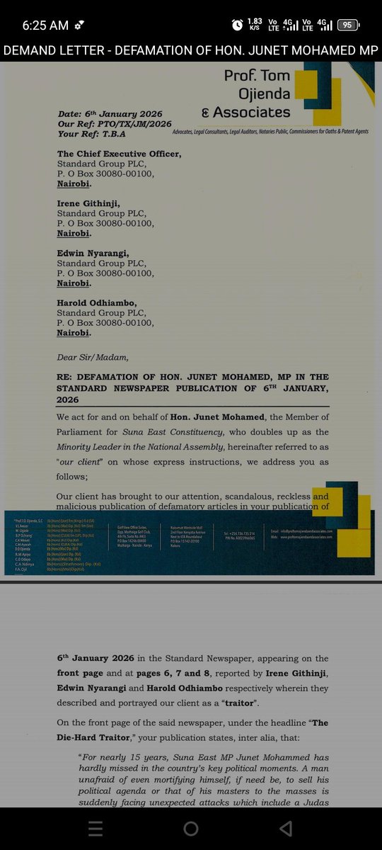 Saitabao's tweet image. JUNET ISCARIOT is the one who owes Kenyans a public apology for the millions of hearts he broke. I know people who died of heartbreak after 2022. Iscariot should be the last person to threaten anyone with defamation. He has called people far worse things on these streets.…