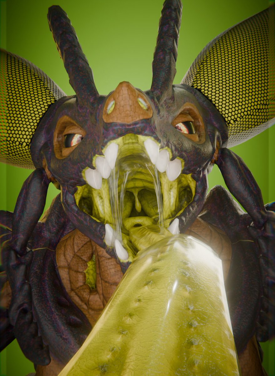 impliqued's tweet image. This is the Razo-Raptor! A towering Insectoid monster with pretty freaky features!
 There's a lot to discover for yourself ;p

v v v [Link in replies] v v v