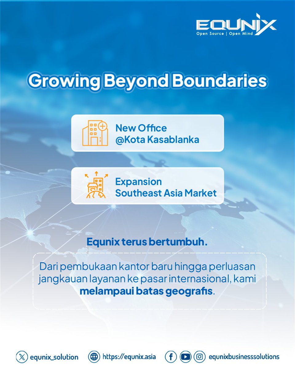 equnix_solution's tweet photo. Terima kasih kepada seluruh klien, partner, dan Equnixians yang telah menjadi bagian dari perjalanan ini. Setiap tantangan dan pencapaian di 2025 menjadi fondasi bagi kami untuk menembus batas baru ke depan.

2026? Yes, we are ready!  🚀 https://t.co/5vgGnQNUMr
