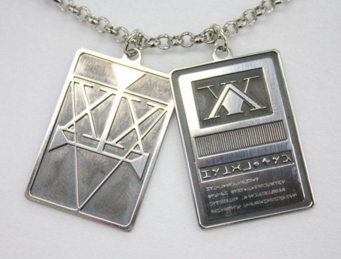 HUNTER×HUNTER ハンター証ペンダント Amazon.co.jp: HxH ライセンスペンダントネックレス - Killua GON