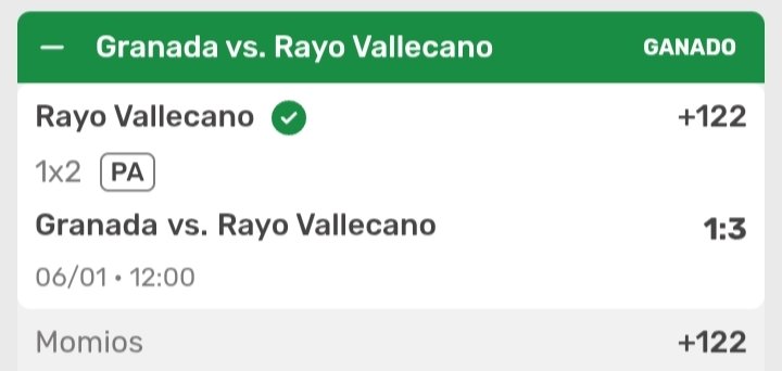 Cuervo_Tips's tweet image. ¿Alguien dudaba del Rayo? ⚡️📈
​Pronóstico: Rayo Vallecano a ganar ✅
​Momio: +122 ✅