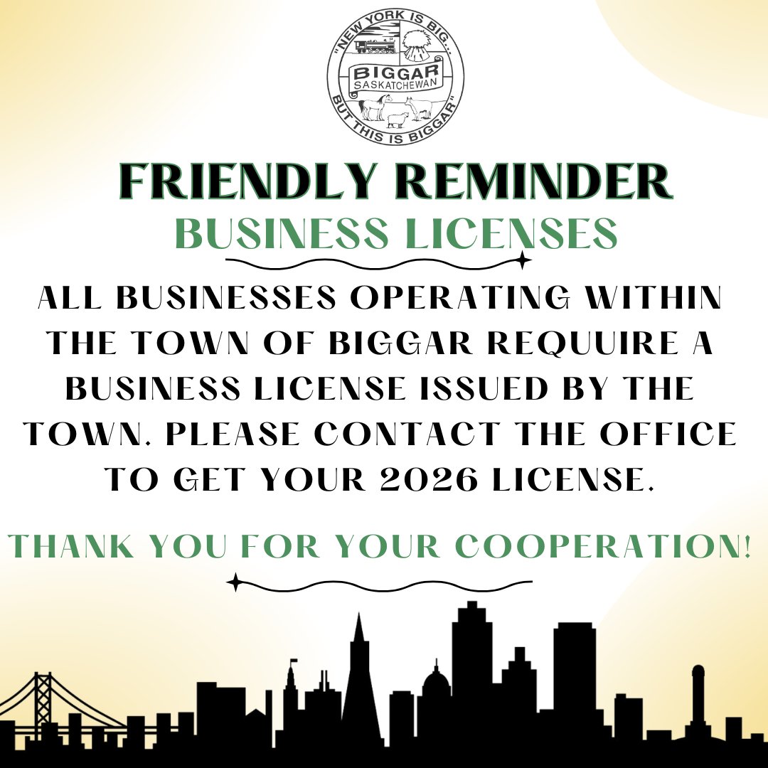 Town of Biggar (@townofbiggar) on Twitter photo 