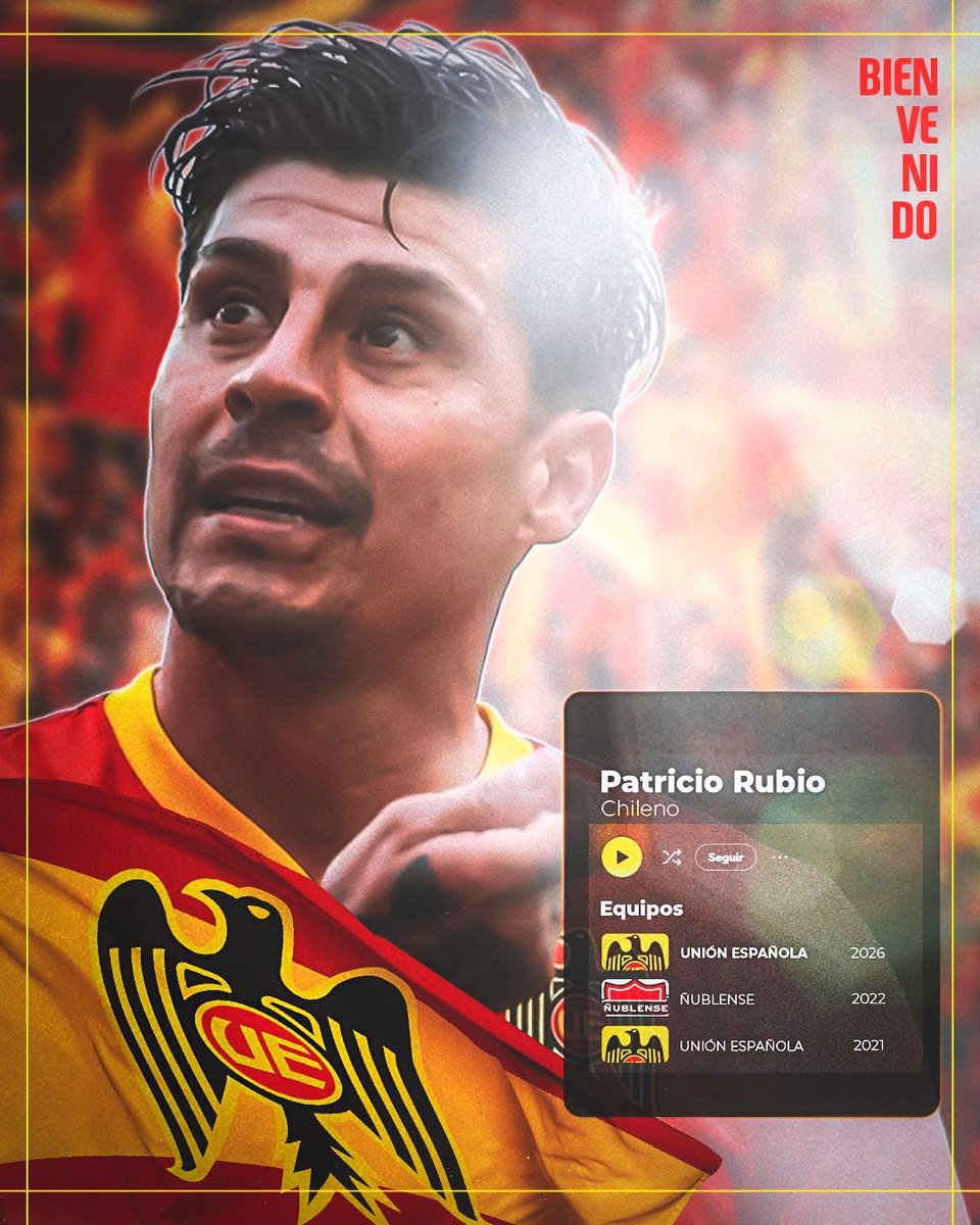 AbranCancha8's tweet photo. Patricio Rubio es nuevo jugador de Unión Española https://t.co/taYktGiCH3