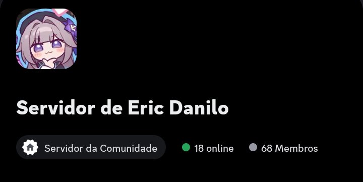 ericdaniloll15's tweet photo. Venha participar do meu humilde servidor
 https://t.co/kM1f3Q5MQn
#DiscordServer #friends #amigos #jogos https://t.co/zZOIIWrDOH