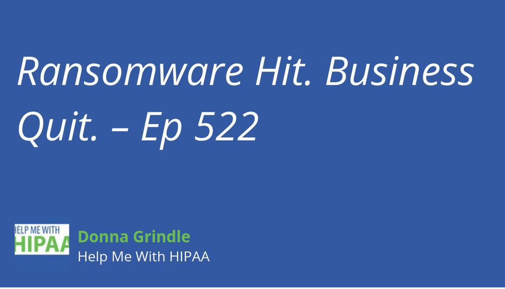 Imagine investing decades in your business… and losing it all to one guessed password. That’s the reality we unpack in this week episode.

Read and listen 👉 lttr.ai/Am0rQ

#InfoSec #HIPAA