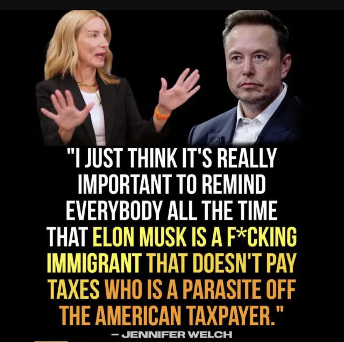 ChrisNagy78's tweet photo. $4million  US taxpayer dollars a day. 
For having all that money Elon sure is a bum https://t.co/G5pwv9yE33