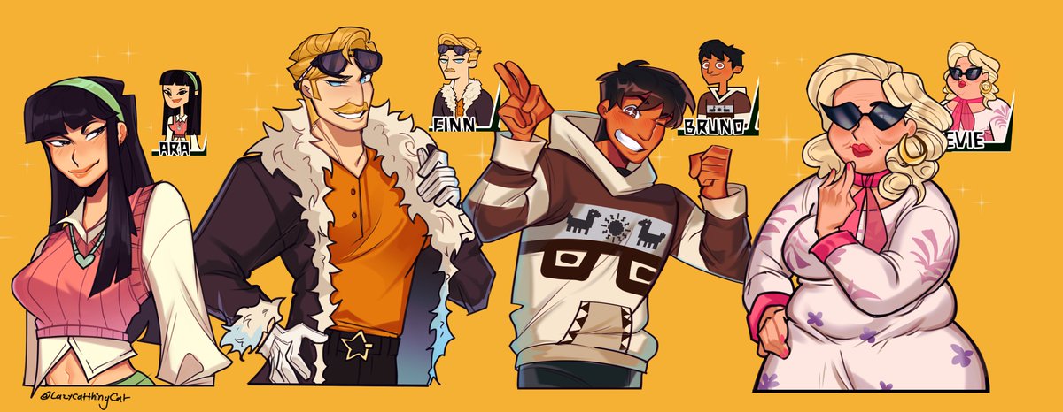 LazycatthingCat's tweet image. "The fans" Part 1 

#disventurecamp5