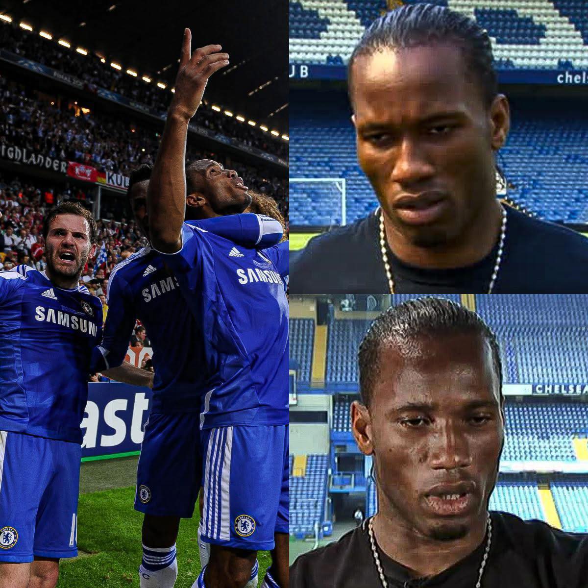 FTBLsection's tweet image. DIDIER DROGBA: "It was February. I told Juan Mata, who had arrived that season at just 23 years old: 'Maestro, help me win the Champions League. He told me: 'What are you talking about? Are you asking me that? You are Didier Drogba.' 
To which I replied:
'Yes, but I've been…