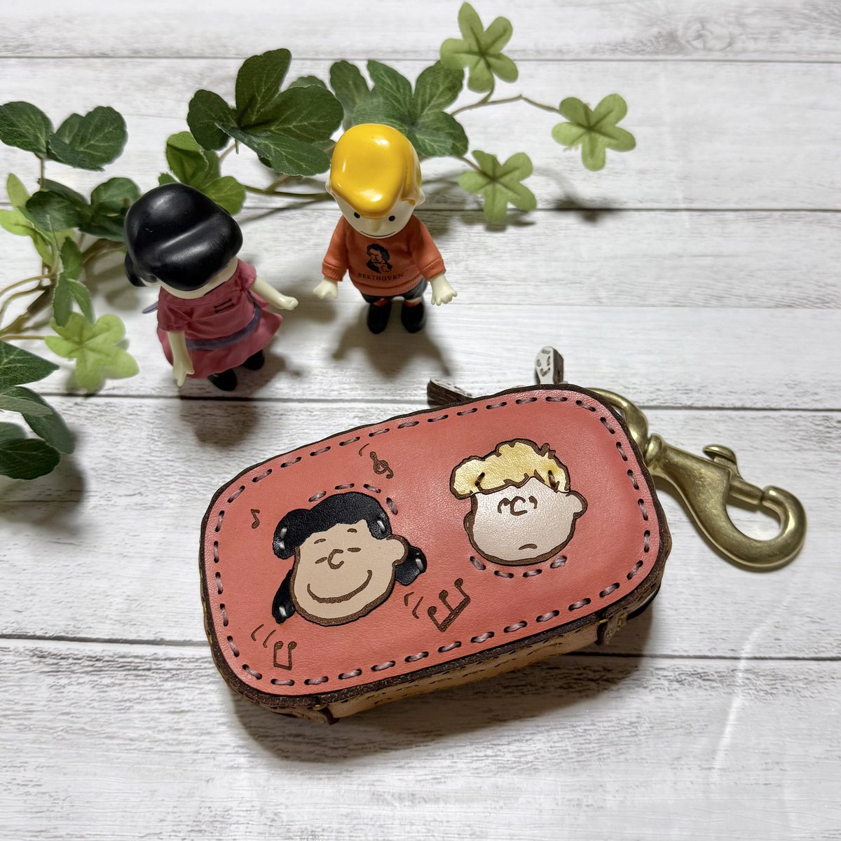 新しいキーケース届いた🗝 お気に入りのチャーリーのキーケース、味が