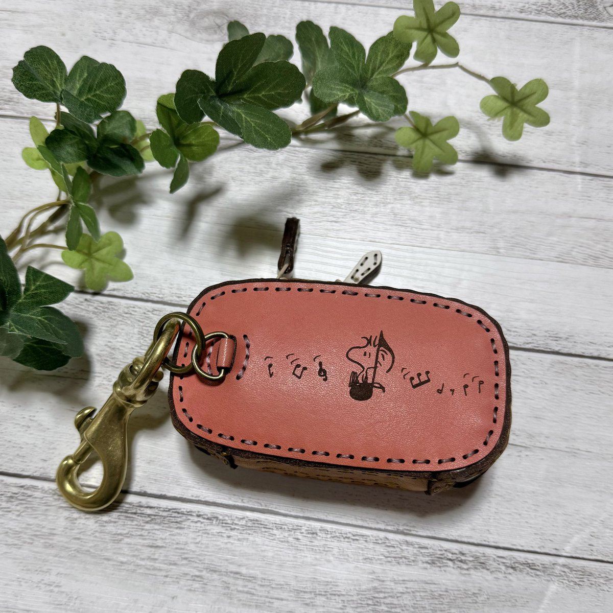 新しいキーケース届いた🗝 お気に入りのチャーリーのキーケース、味が