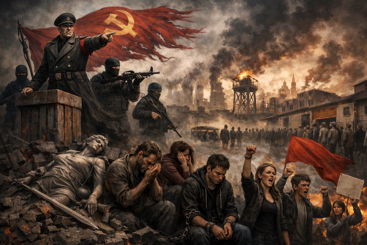 RicardoBSalinas's tweet image. “El socialismo conduce a la tiranía, donde los peores ascienden al poder, la sociedad civil es destruida por el poder político y la oportunidad de mejorar tu vida no solo se reduce, sino que es extinguida”

Esta es una advertencia que deberíamos hacerles a los jóvenes que hoy…