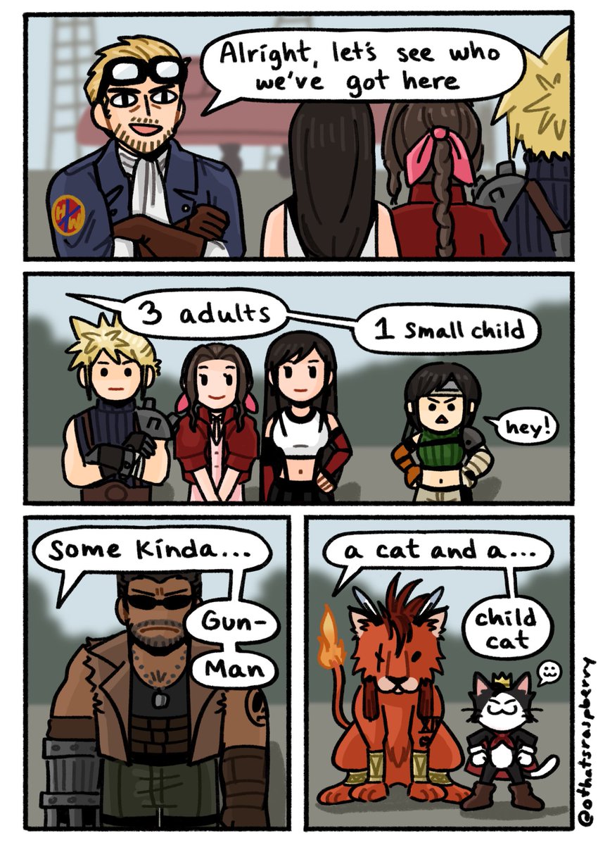 othatsraspberry's tweet image. taking survey of the passengers #ff7rebirth