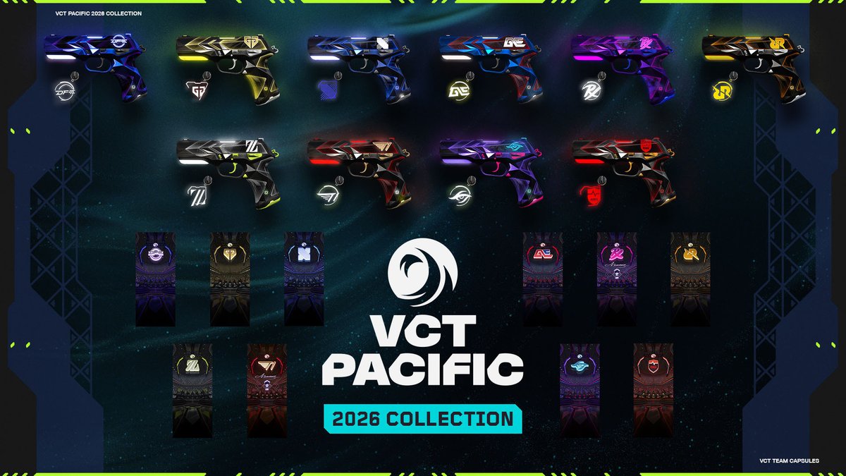 ValorantEsports's tweet image. New VFX. New Animated Player Card. The #VCT Team Capsules are getting refreshed for 2026!