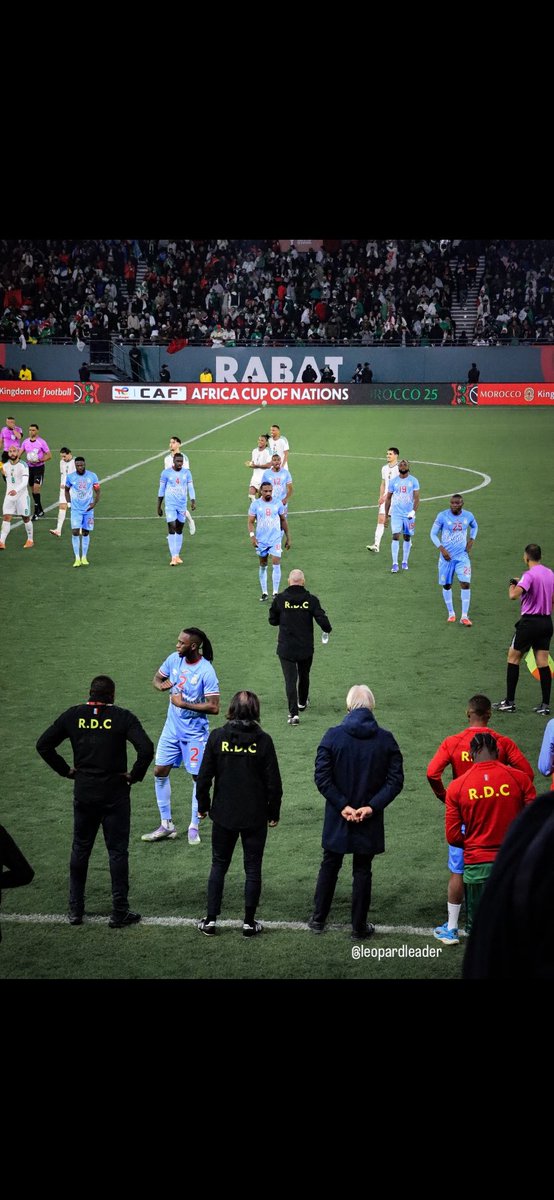 Courage léopards 🇨🇩, c’est la loi du sport 💪