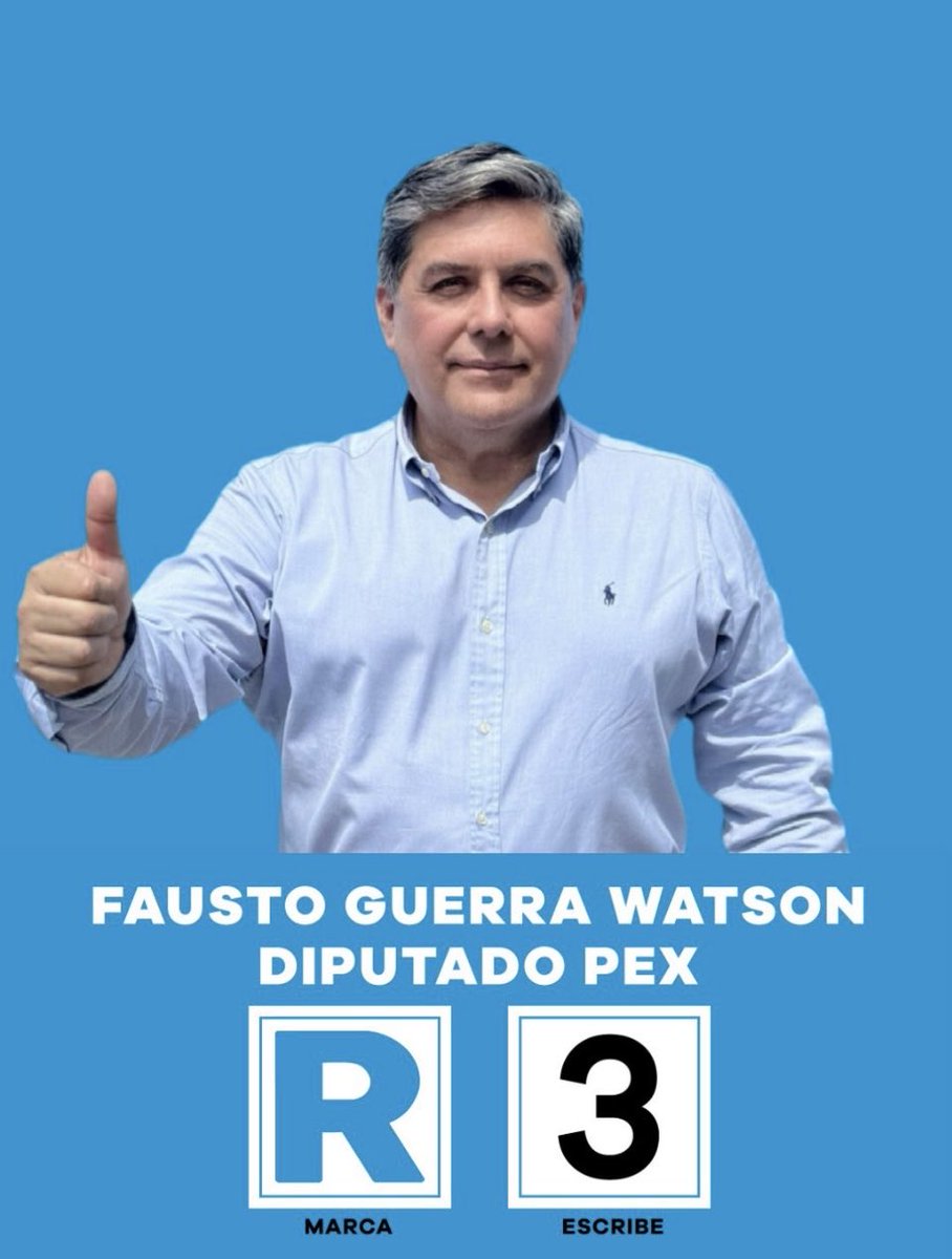 Soy Fausto Guerra Watson, nací en Trujillo. Realicé mis estudios en el colegio de “La Inmaculada” (Jesuitas) y en la Universidad de Lima (Facultad de Derecho y Ciencias Políticas). Soy miembro de Renovación Popular y actualmente soy candidato a Diputado con el 3 por los PEX