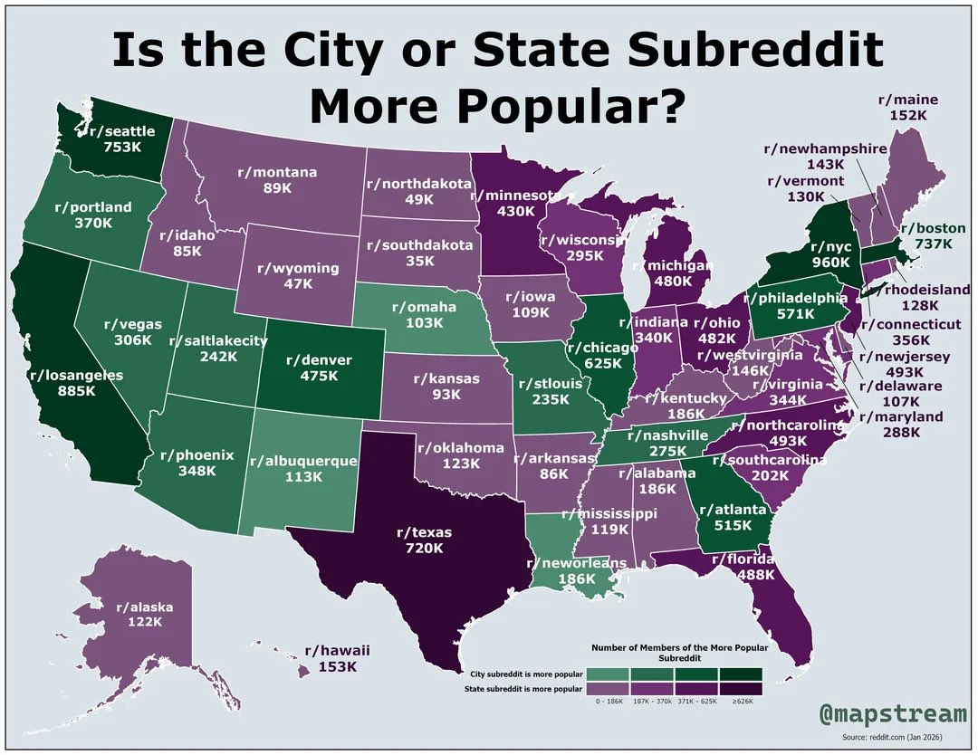 Enough of red state blue state. Let’s talk green state or purple state