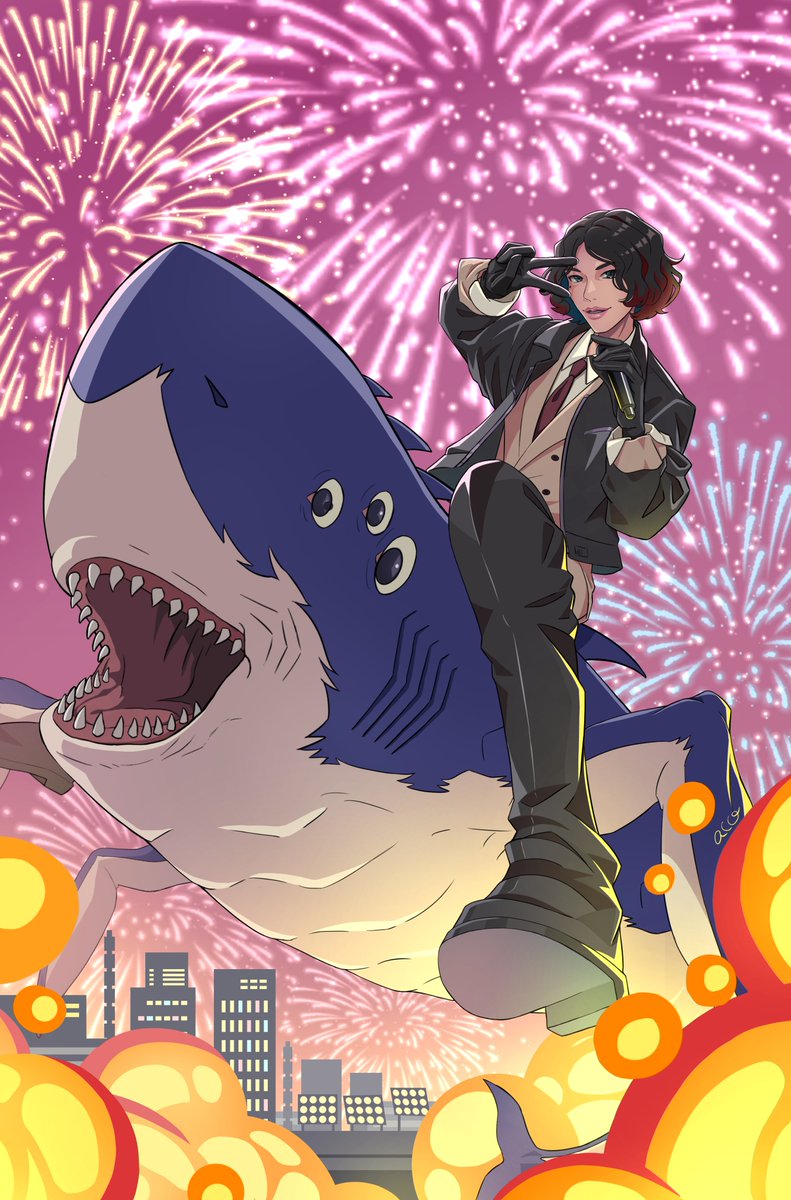 acoShibata's tweet image. 🔴紅白の米津さん⚪️

この世で君だけ大正解

#IRISOUT #紅白歌合戦2025 🦈