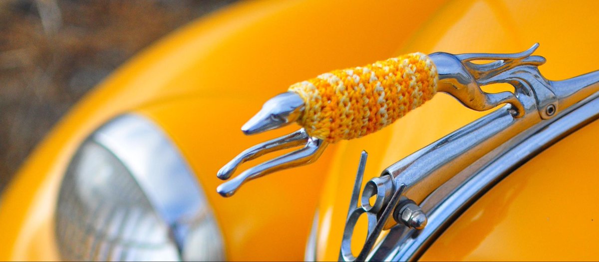 robpetrozzo's tweet image. There’s an amazing niche for everyone and everything on the internet.

The one I found today: tiny knitted sweaters for car hood ornaments.