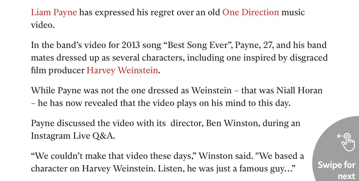 liamangelie's tweet image. Liam was the only one with the guts to speak up and openly condemn his own past work because it referenced a predator like Weinstein. He was genuinely disgusted. It’s 2026 and your "unproblematic" faves are still following Diddy🗣 #liampayne