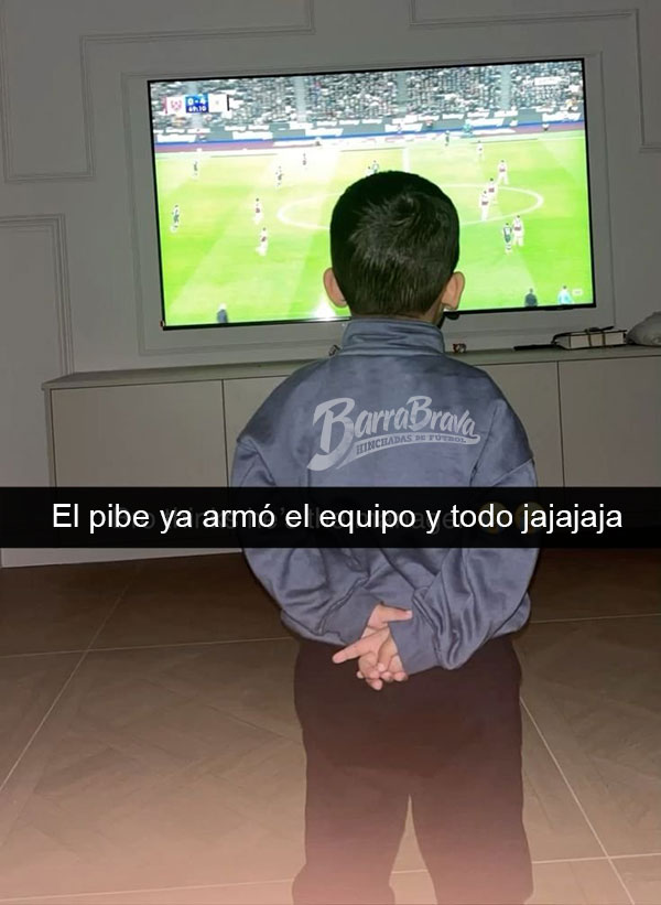 barrabrava_net's tweet photo. El pibe ya armó el equipo y todo jajajaja https://t.co/TtmcgHS2iq