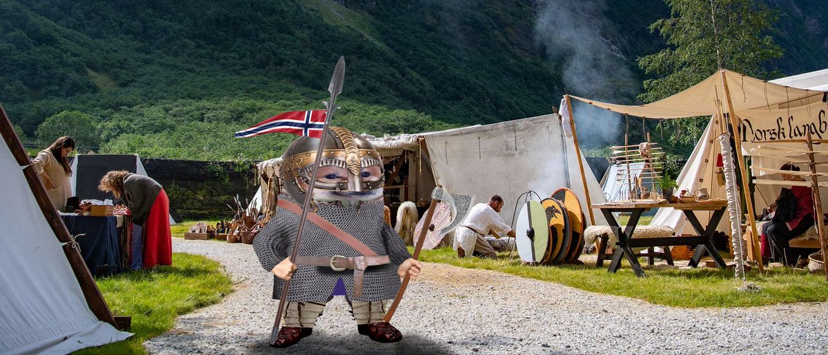Fella delivery for <a href="/Einherjer66/">Sven Eivind Jorfald</a> ! One Viking Fella with the Norwegian flag. Welcome aboard!
<a href="/Kama_Kamilia/">Kama</a> <a href="/Official_NAFO/">North Atlantic Fella Organization</a>