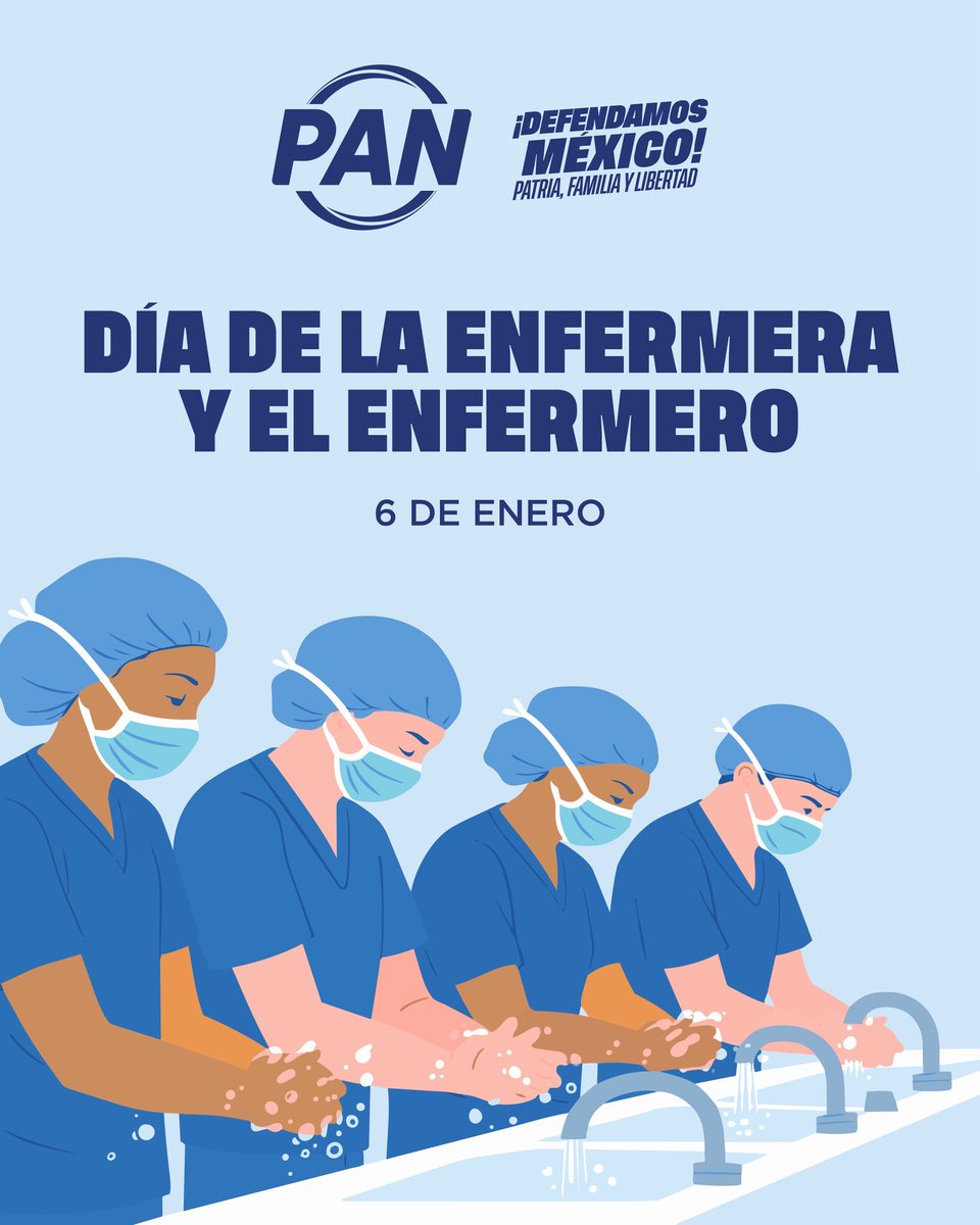 En el Día de la Enfermera y el Enfermero reconocemos a quienes, con vocación, entrega y humanidad, cuidan la vida de millones de familias mexicanas. 🇲🇽

Su trabajo diario es ejemplo de servicio, compromiso y amor por México. Gracias por estar siempre al frente, incluso en los