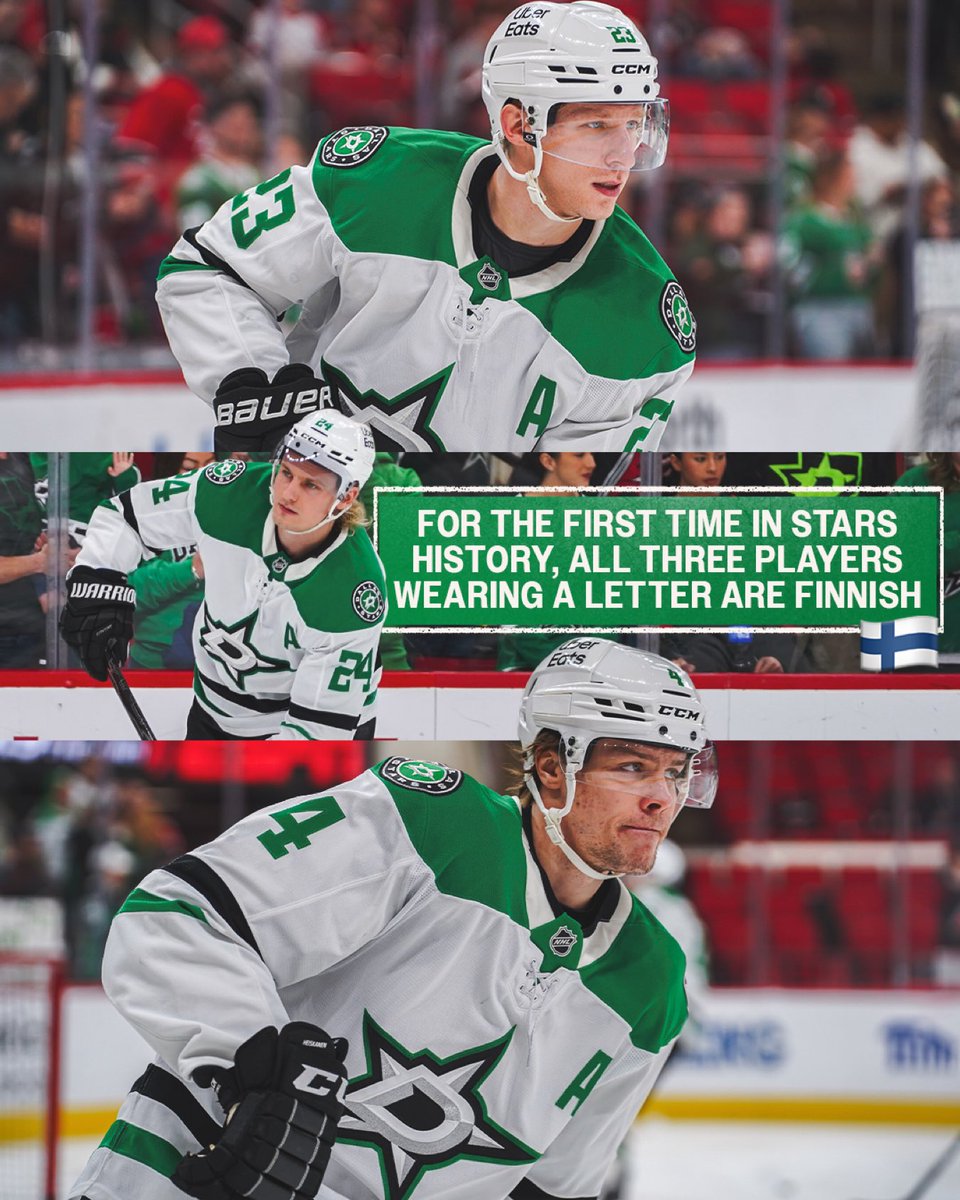 DallasStars's tweet image. Made in Finland. Worn with pride. 🇫🇮