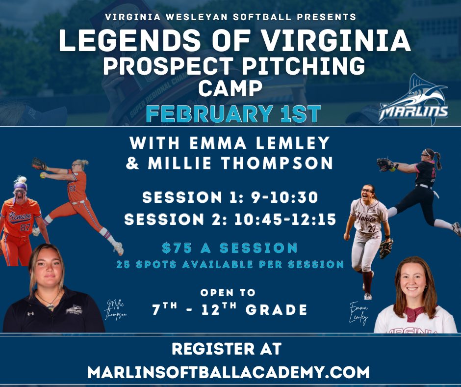 Va Wesleyan Softball tweet media