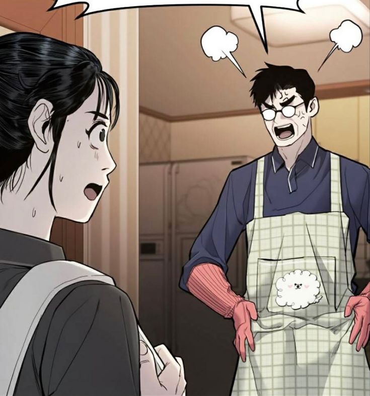 sagwa_eat_0804's tweet image. 강아지 앞치마 입고 설거지 하는 김부장과 강아지 오븐장갑 끼고 아들 밥 차려주는 성한수는 좀 귀한거 같음