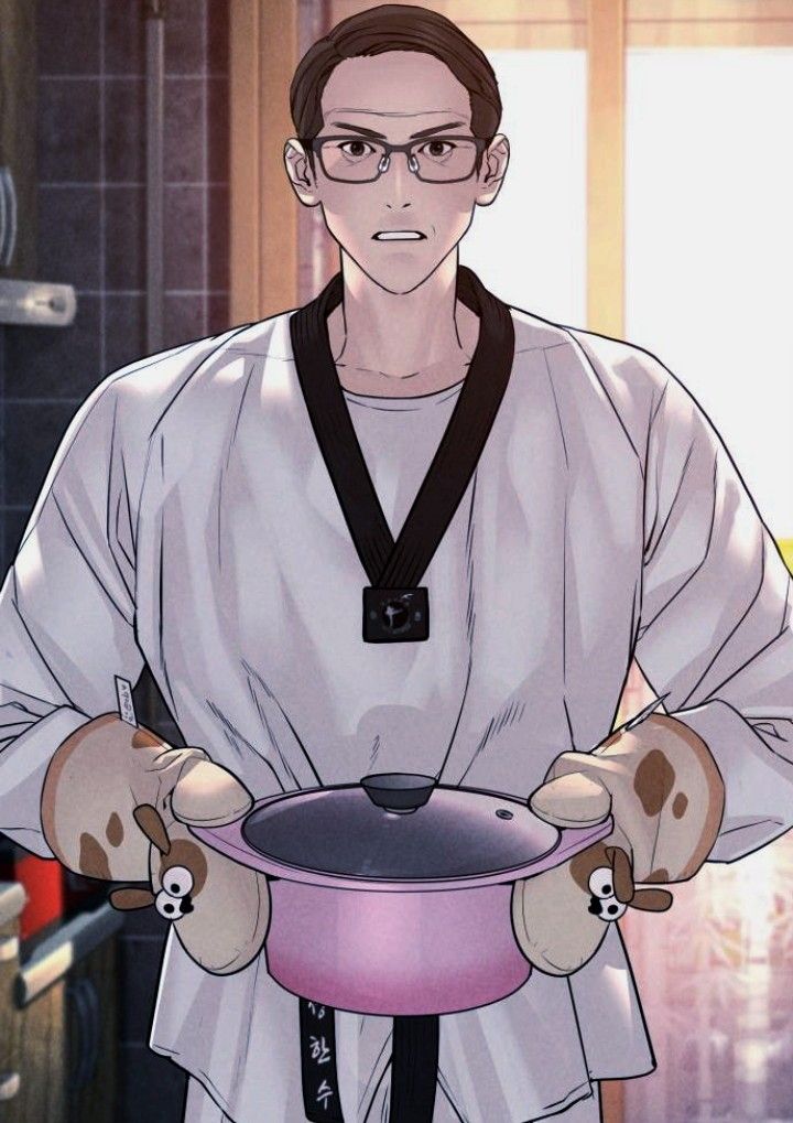 sagwa_eat_0804's tweet image. 강아지 앞치마 입고 설거지 하는 김부장과 강아지 오븐장갑 끼고 아들 밥 차려주는 성한수는 좀 귀한거 같음