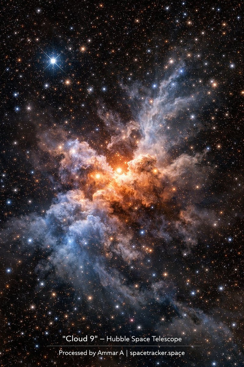 Ammar1176708's tweet image. 🚨 HUBBLE JUST FOUND SOMETHING THAT SHOULDN’T EXIST 🚨
Astronomers call it “Cloud-9” — and it may rewrite how galaxies are born 👇
🧵⬇️
spacetracker.space
🌌 WHAT IS CLOUD-9?
Hubble has confirmed a new type of cosmic object:

• Massive
• Filled with gas
• Dominated by…