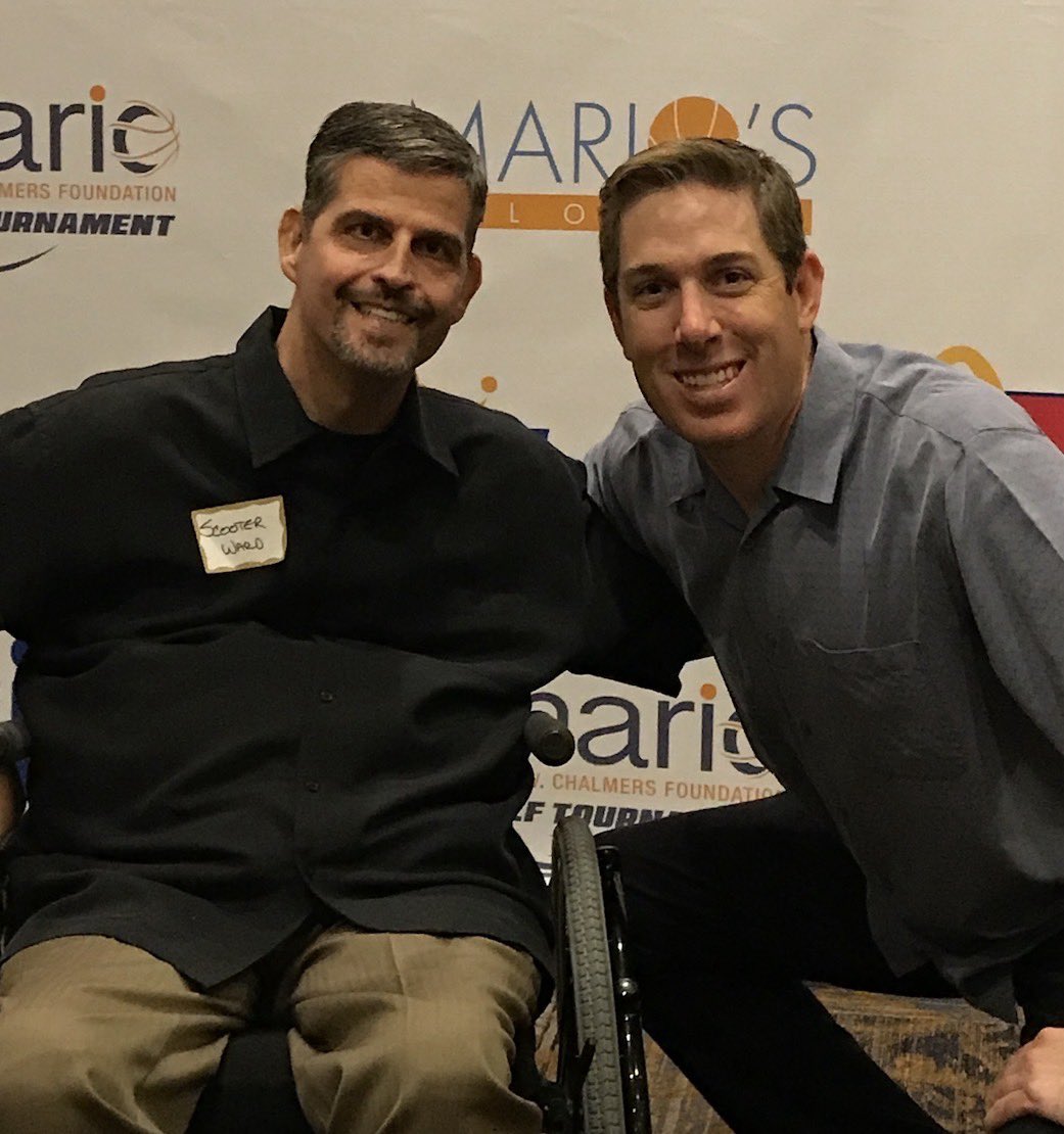 BHanni's tweet image. Tonight in place of our normal Cancer Fighter dedication, we instead honor the life and legacy of the late Dr. Scott Ward, a beloved Kansas Athletics family member known to all as “Scooter” and a special soul who impacted countless student-athletes’ lives in his 30+ years of…