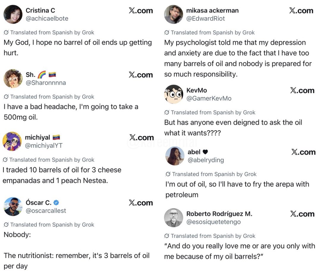 KareemRifai's tweet image. Venezuelan Twitter never fails to disappoint