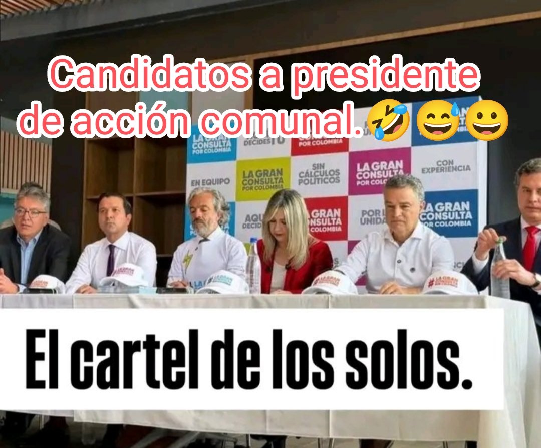 <a href="/XPost1A/">X Post 1A</a> <a href="/LeninPaez6/">L & P</a> Éste grupo de candidatos tendría algún chance en la elección presidencial de una junta de acción comunal,aunque no  garantizo su triunfo.🤣😀
