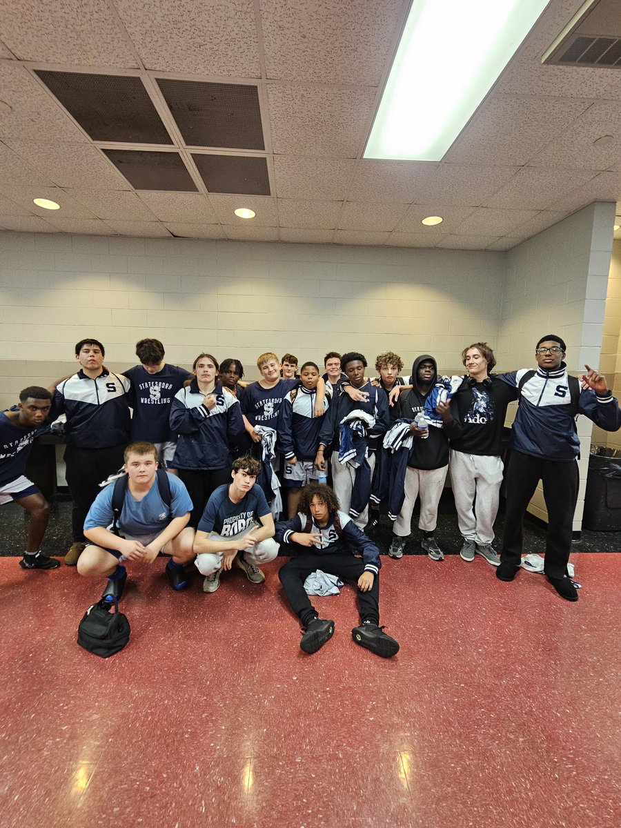 SBoroWrestling's tweet photo. Today, our guys got the (W) vs Treutlen County Vikings & Montgomery County Eagles!
Congrats guys, let's build on these victories & continue to improve.
#wearestatesboro #sborowrestling https://t.co/Z7Ujwu9j3u