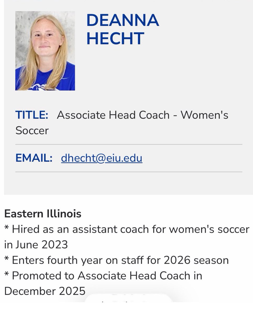 Excited to share that I have been named 𝗔𝘀𝘀𝗼𝗰𝗶𝗮𝘁𝗲 𝗛𝗲𝗮𝗱 𝗖𝗼𝗮𝗰𝗵!

So much gratitude for this place and these people! #GOPANTHERS