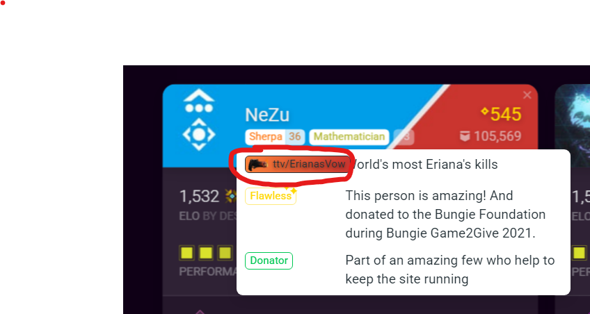 D2HackerReport came into the Destiny community very anonymously. So who is this figure that's so against cheating? A Trials Report screenshot while they were still signed in accidently revealed their account as Nezu and when you check the profile it's former ximmer Erianas_Vow!