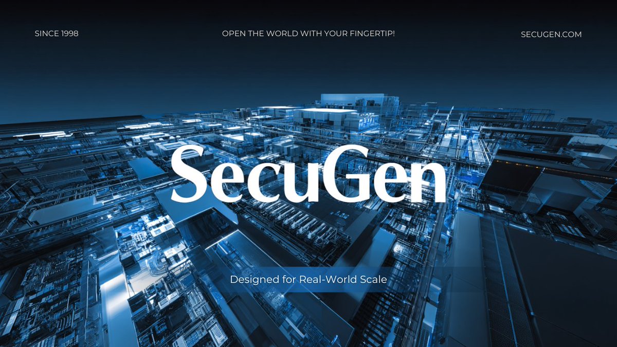 SecuGen Corporation tweet media
