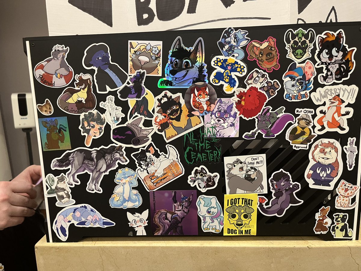 moonwyte's tweet photo. I hope yall see my little guy everywhere!! 

here’s the #PDFC sticker bomb!! https://t.co/9tmDwNM8ka