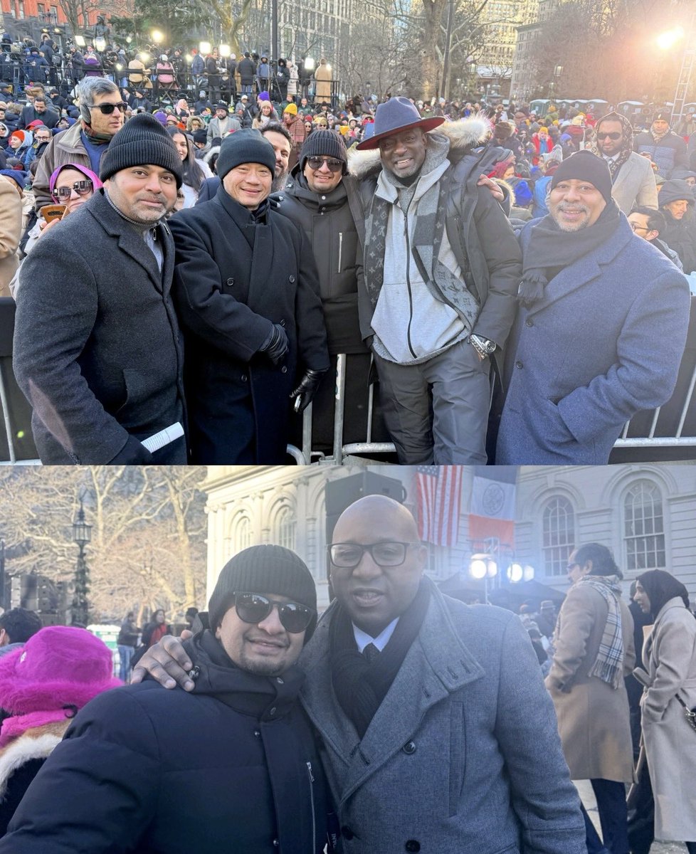 APAG team at the historic inauguration of Zohran Kwame Mamdani, officially sworn in as the 112th Mayor of New York City, the first Muslim, South Asian immigrant to hold this office and the youngest mayor in 135 years.

#APAG #zohran #mamdani #inauguration #historic #zohranmamdani