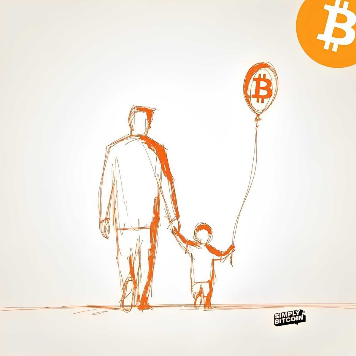 아이에게 비트코인을 물려줄 생가하니 마음이 뜨끈하구만