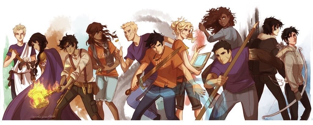 knight_wolfe's tweet image. Viria’s depictions of the main Percy Jackson and Heroes of Olympus characters were the most popular and book accurate designs before the tv show