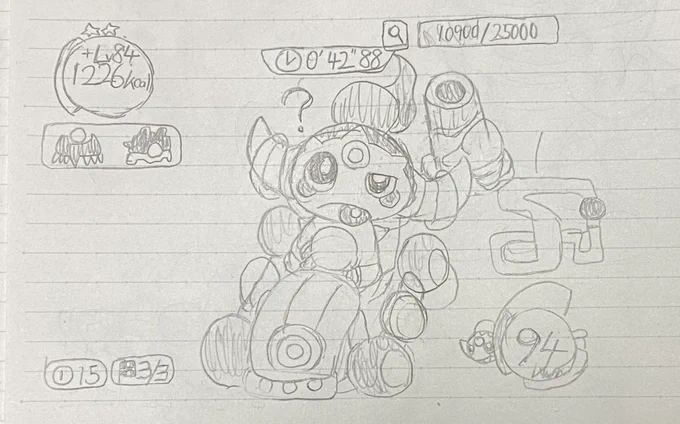 私なんかノートの落書きの切れ端みたいなものをずっと写真取ってそれをデジタルイラストにするという手法を8年間以上続けてるぞ 