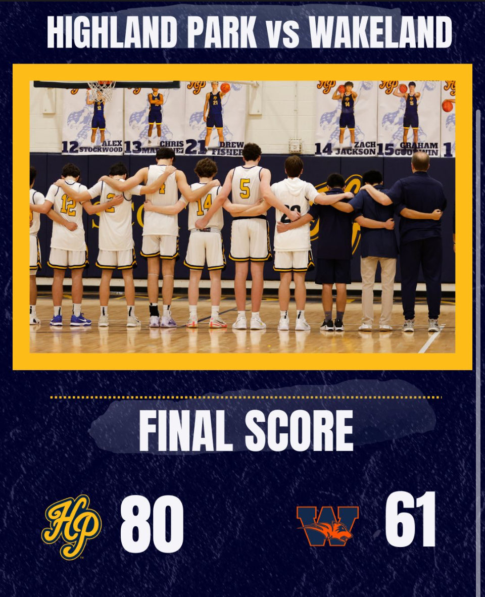 Highland Park Men's Basketball tweet media