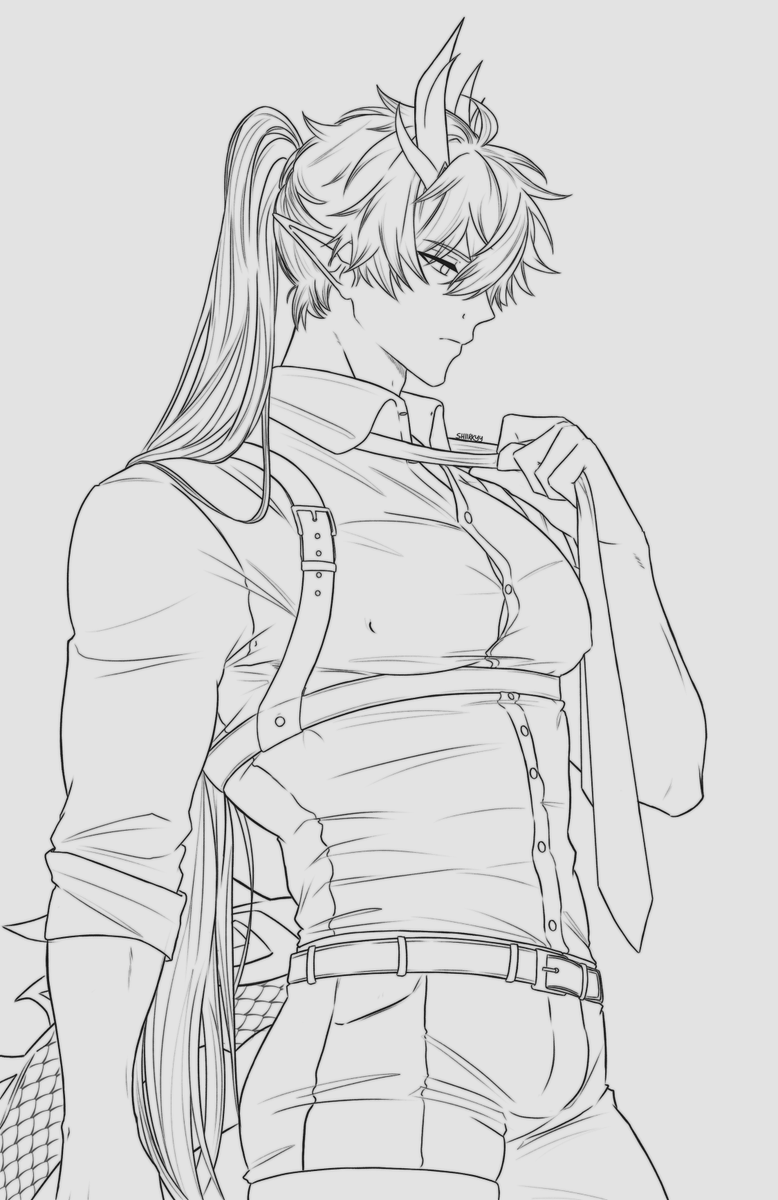 shiirkyy's tweet image. I'll color this one later