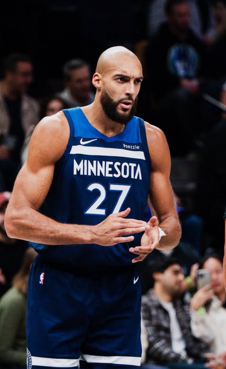 Rudy Gobert over the last 3 games:

14.7 PPG
14.3 RPG
2.0 BPG
78.3% FG
+18.7 +/-
31.3 MPG