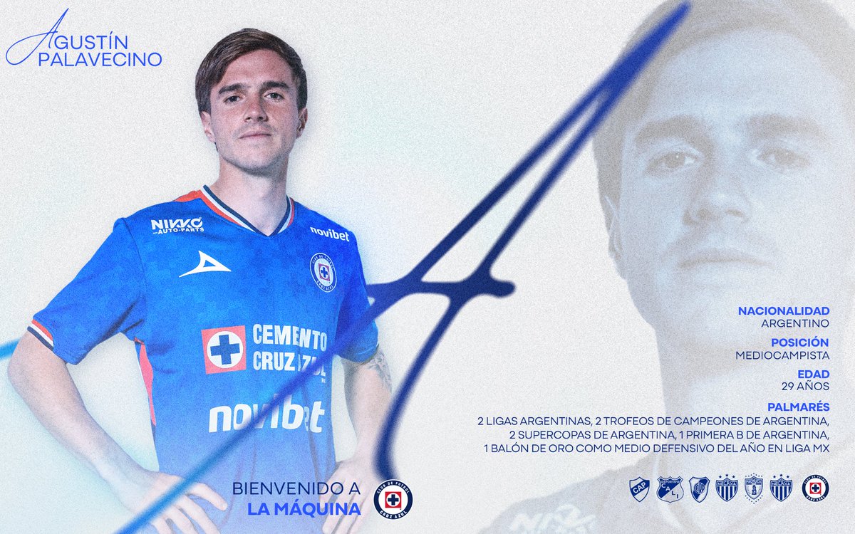 CruzAzul's tweet image. BIENVENIDO A CRUZ AZUL. 💙🚂