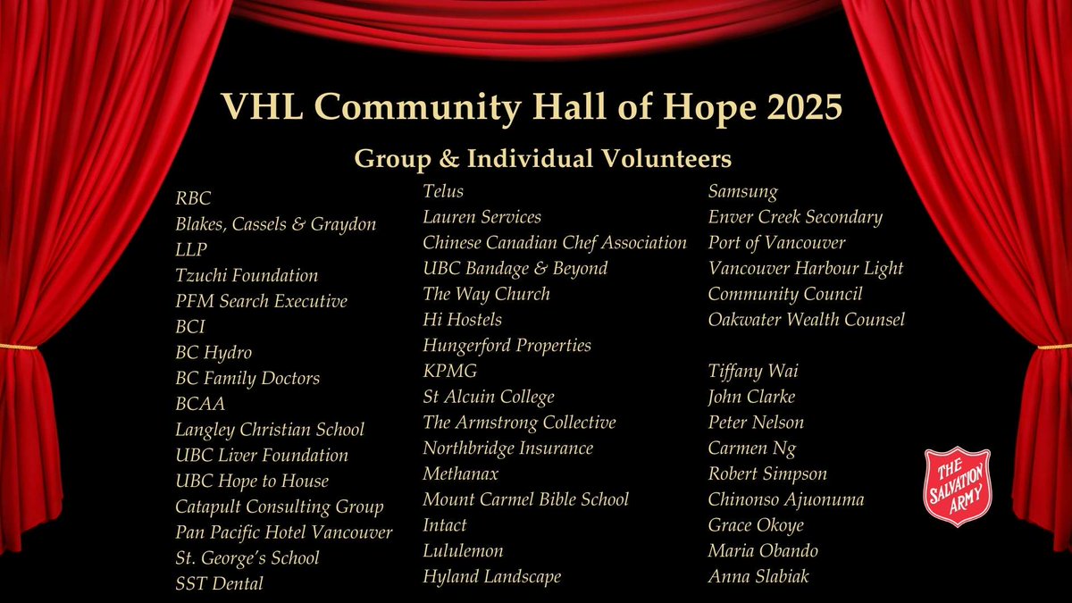 The Salvation Army Vancouver Harbour Light tweet media